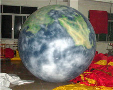 Dia 2m Helium Earth Balloon