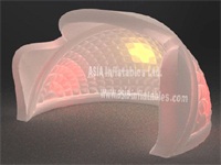 New Flashing LED Lights Room Lighting Inflatable Tent for Trade Show