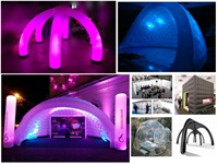 Good Quality LED Lights Tent Lighting Inflatable X Gloo Dome Tent Rental in Toronto