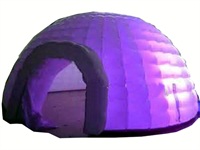 Hot Selling Lightweight LED Lighting Inflatable Igloo Dome Tent