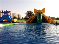 New Arrival Funny Inflatable Elephant Water Park for Rentals