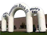 Individualized Design Inflatable Triumphal Arch on Display