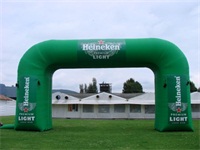 30 Foot Green Heineken Advertising Inflatable Square Arch