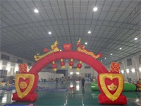 New Design Inflatable Dragon and Phoenix Arch for Chinese Wedding