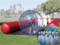 New Design Party Rentals Inflatable Human Bowling Ball for sale