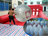 Newly Created Inflatable Human Bowling Sports Challenge