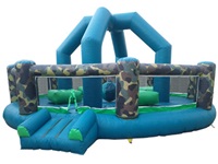 CE Approval 4 Players Camouflaged Inflatable Demolition Ball for Parties