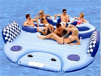 Best Attractive Durable PVC Tarpaulin Fiesta Island Inflatable Boat for Summer