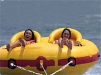 Commercial Grade PVC Tarpaulin Inflatable Towable Boats 2 Passengers for Sale