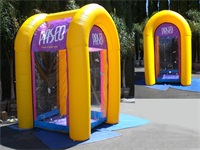 Custom Branded PASEO Inflatable Cash Money Booth