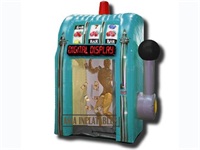 Aquamarine Inflatable Cash Cube Money Machine Slot Machine