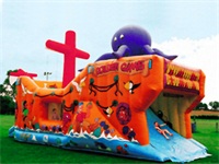 Inflatable Octopus Pirate Boat
