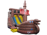 Inflatable Pirate Galleon Ship Slide