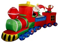 Airblown Christmas Inflatables Inflatable Christmas Train Decorations