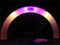 New Remote Controlled LED Lights Lighting Inflatable Round Arch