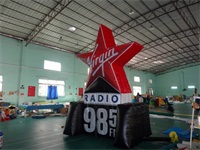 Every Thing That Rocks Inflatable Radio Model 15 Foot in Height