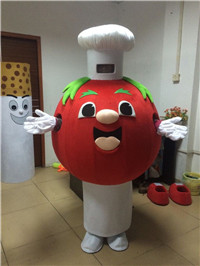 Tomato mascot costume suit