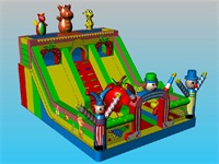 Fun Land Happy Clown Bounce House Slide Combo