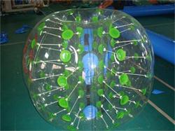 Green Color Dots Bubble Soccer Ball 1.2m Diameter for Kids