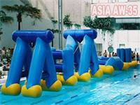 High Density Aqua Runs,Swing Splash Inflatable Obstacle Water Games
