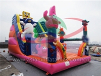 Sponge Bob Cartoon Theme Slide