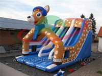 Inflatable Deer Slide For Christmas Holiday Event