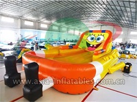 Inflatable Sponge Bob Bouncer Pool
