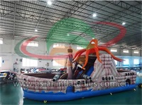 Inflatable Octopus Pirate Ship Mega Water Slide