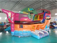 Inflatable Animated Pirate Ship Bouncer