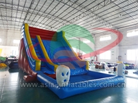 Inflatable Bunny Water Slide With Pool