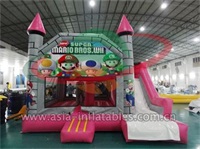 Inflatable Super Mario Bouncy Castle Combo