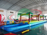 Inflatable Double Water Slip N Slide