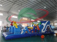 Inflatable Indoor Obstacle Run Games For Children