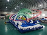 Inflatable Blue Wave Water Slip N Slide