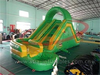 Inflatable Twister Water Slide With Pool