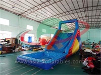 Inflatable Back Load Water Slide With Pool