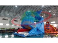 Inflatable Wally Whale Slide