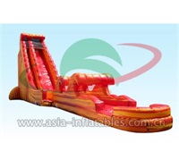 2017 New Inflatable Cali Flame Water Slide