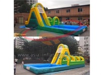 Jungle Style Slip n Slide Inflatable Water Slide