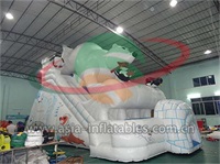 New Design Big Polar Bear Inflatable Slide for Sale