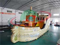 Hot Inflatable Pirate Ship Jumping Castle