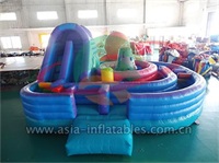 Giant Inflatable Slide With Toddler Yard