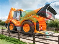 Giant Inflatable Digger Car Slide
