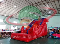 Inflatable Red Spider Man Slide