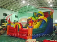 Inflatable Torch Slide For Event