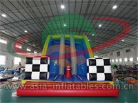 Popurlar Supper Racing Car Inflatable Slide Rental