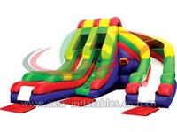 Inflatable Straight Slide With Twist Slide