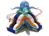 Inflatable Round Octopus Slide