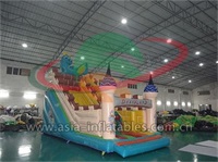 Inflatable Single Lane Dragon Slide