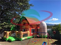 Inflatable Big Red Barn Playground